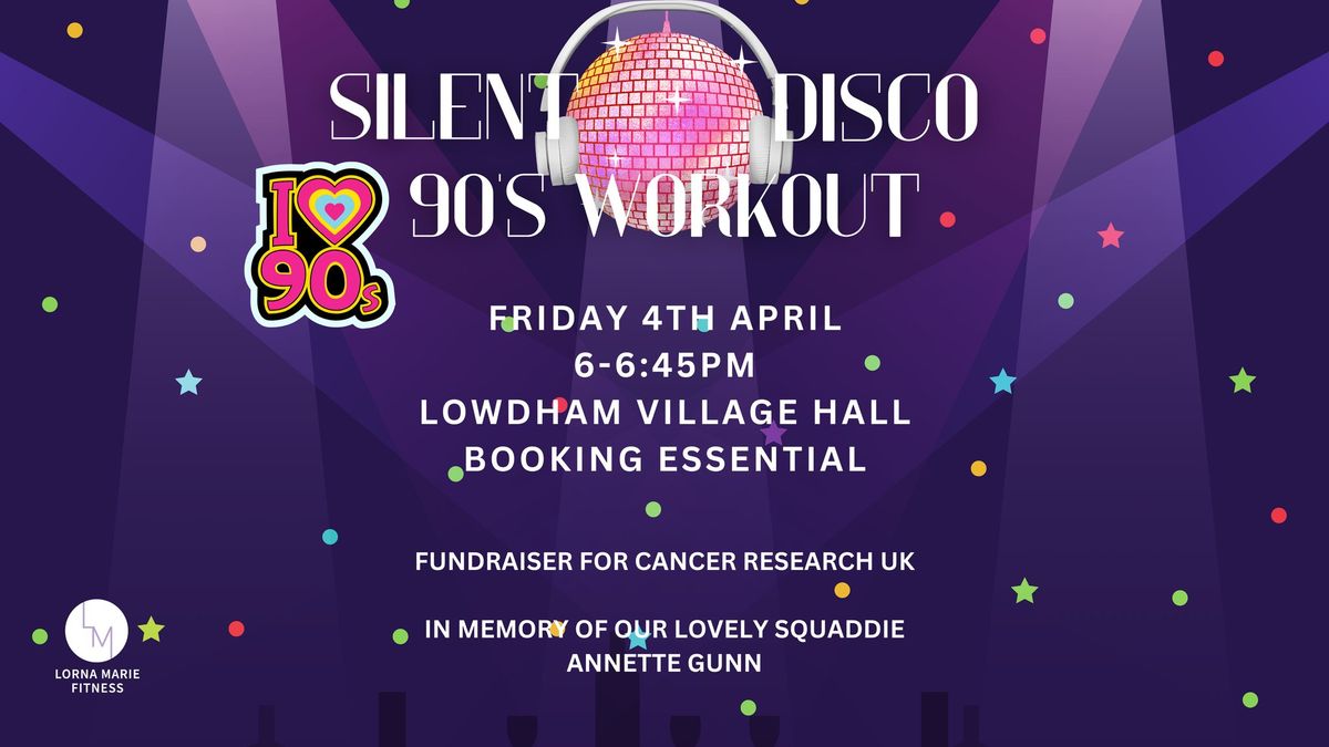 \ud83c\udfa7 Silent Disco Workout \u2013 90s Themed! \ud83c\udfb6