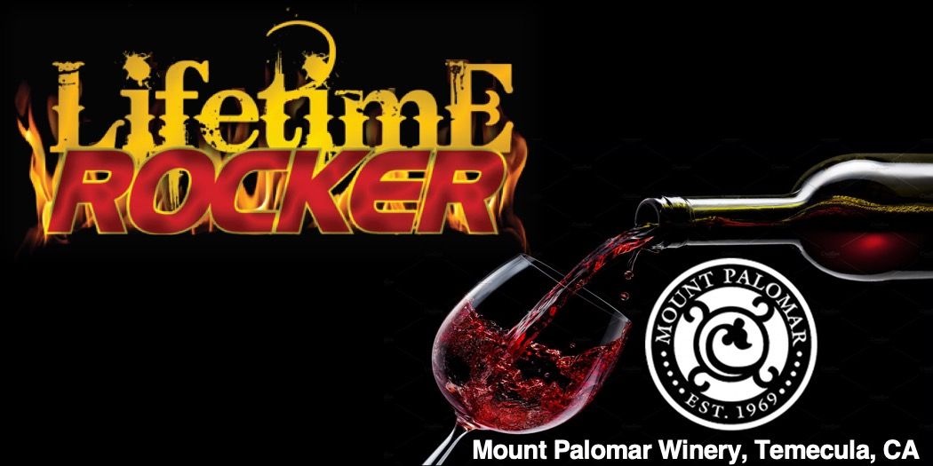 Lifetime Rocker returns to Mount Palomar Winery!