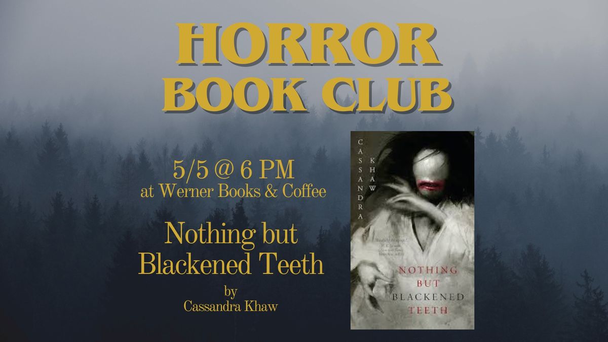 Horror Book Club - May Meeting