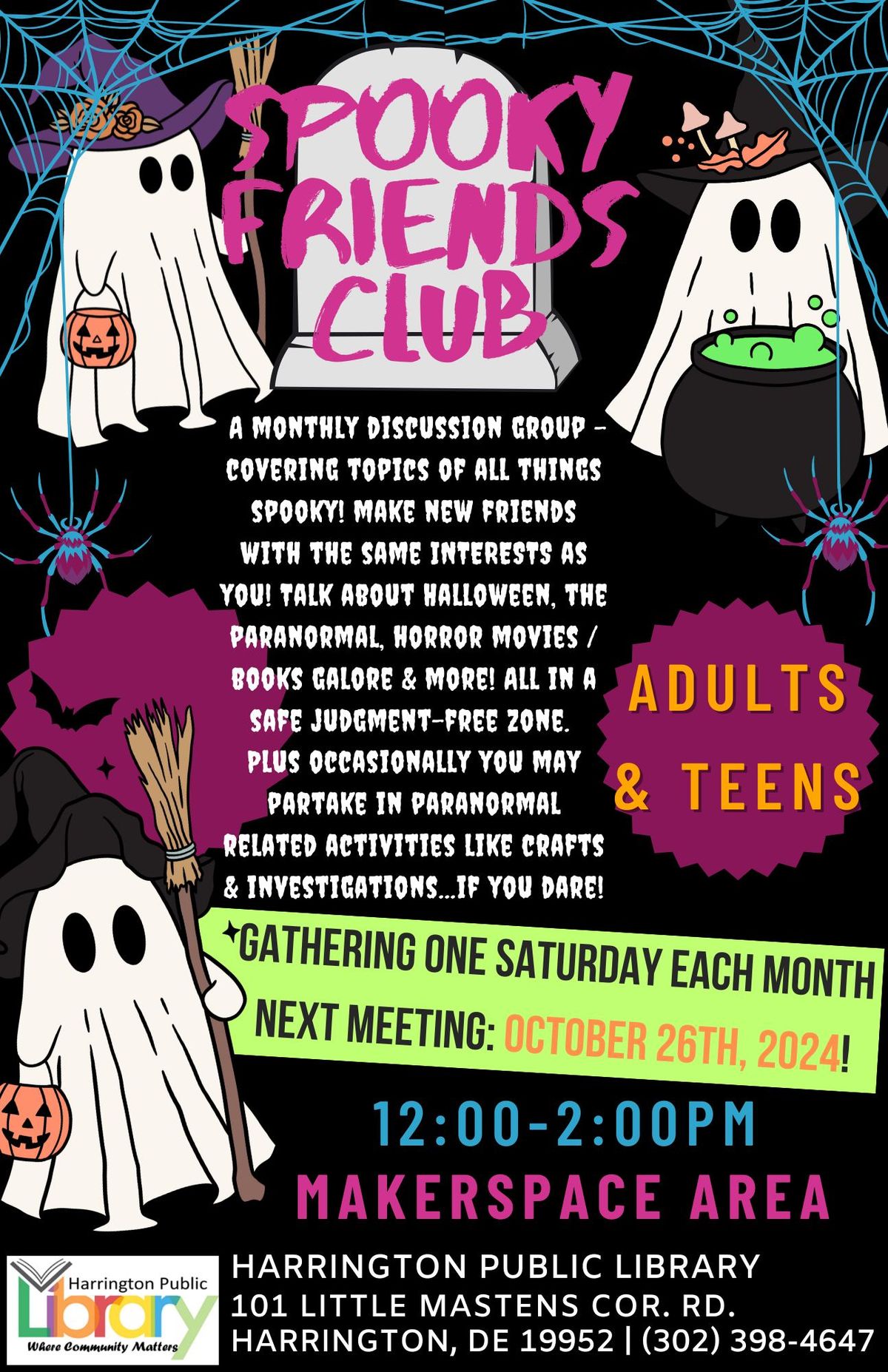 ? October's Spooky Friends Club Meeting!? ??