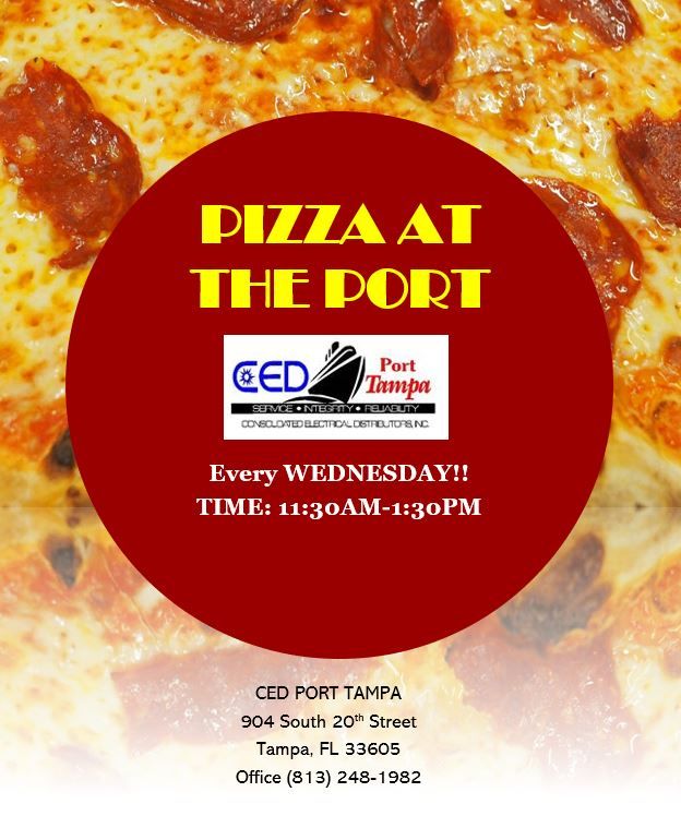PIZZA at the PORT!! Every Wednesday 