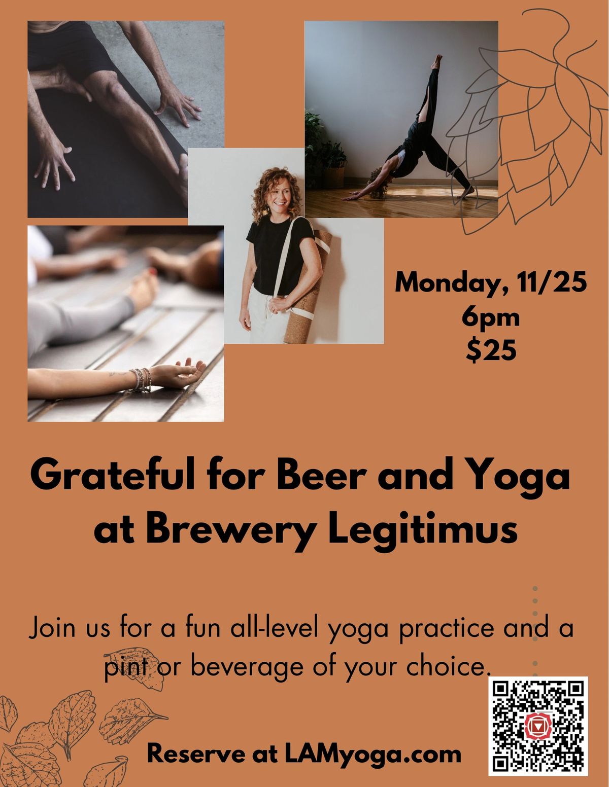 Grateful for Beer and Yoga