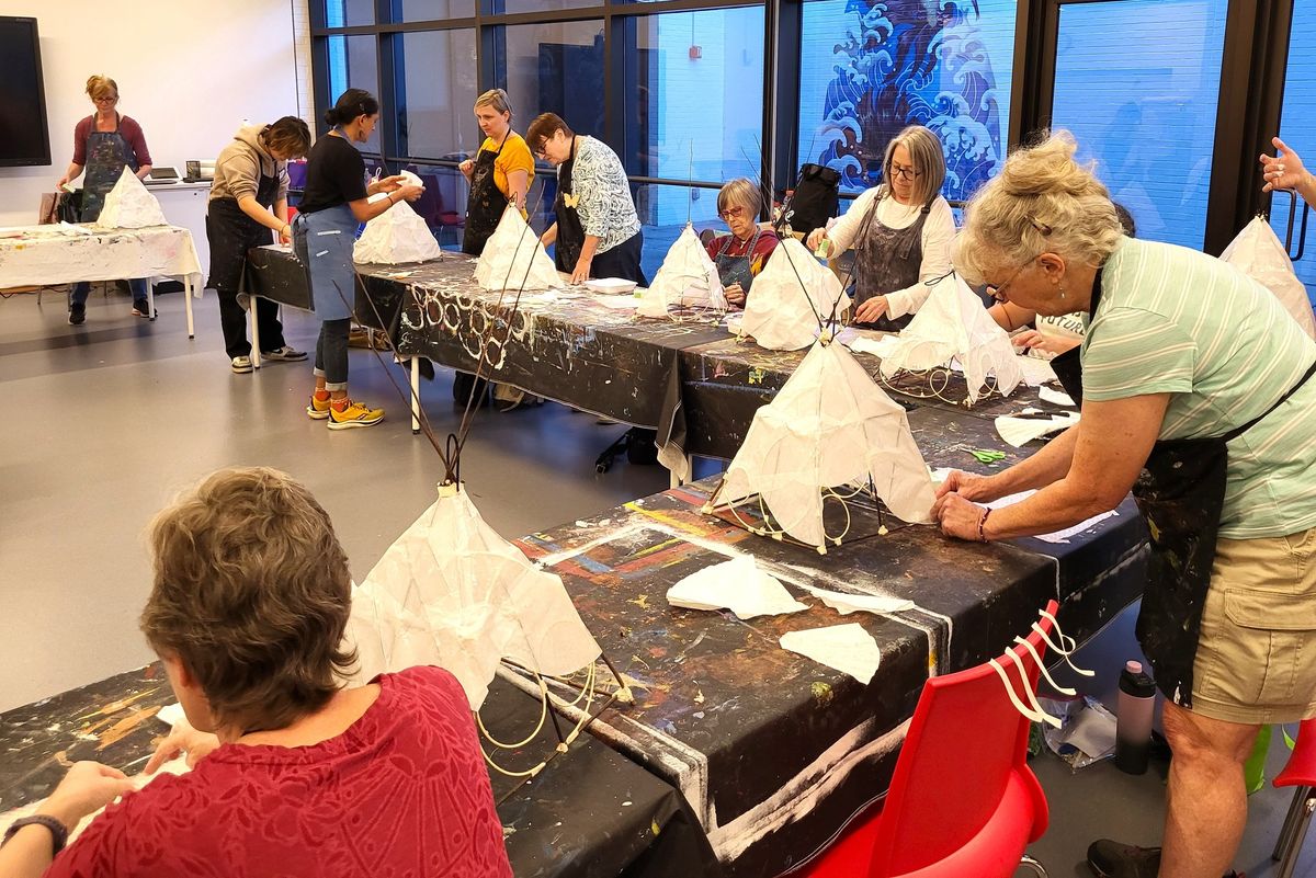 Advanced Handmade Paper Lantern Workshop: Pyramid Lights