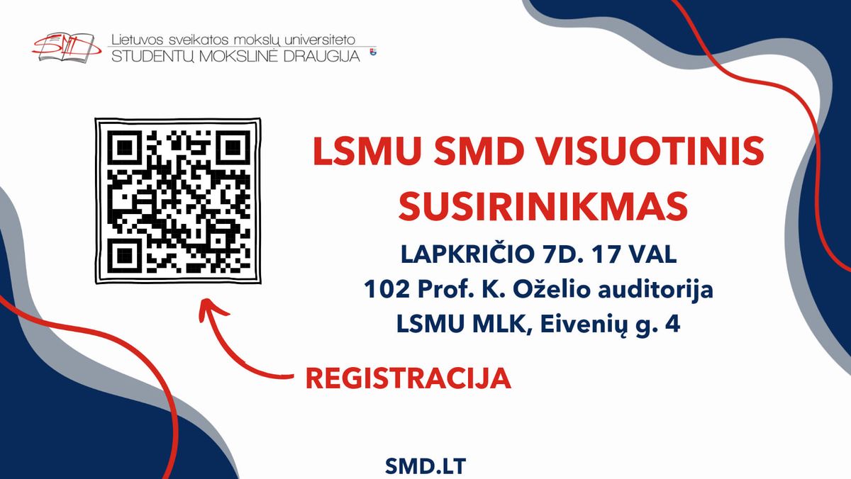 LSMU SMD Visuotinis Susirinkimas