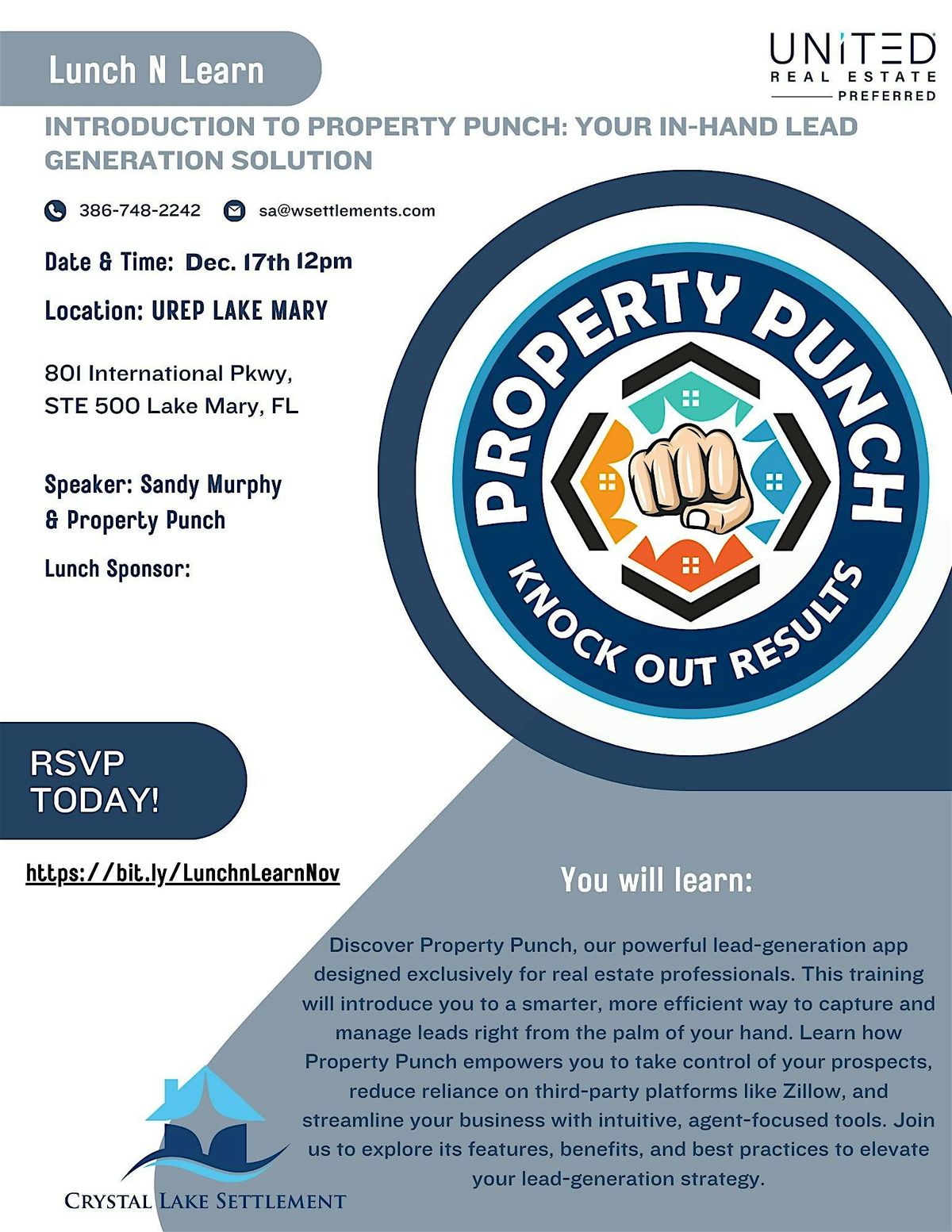 Lunch N Learn | Intro to Property Punch: Your In-Hand Lead Gen. Solution