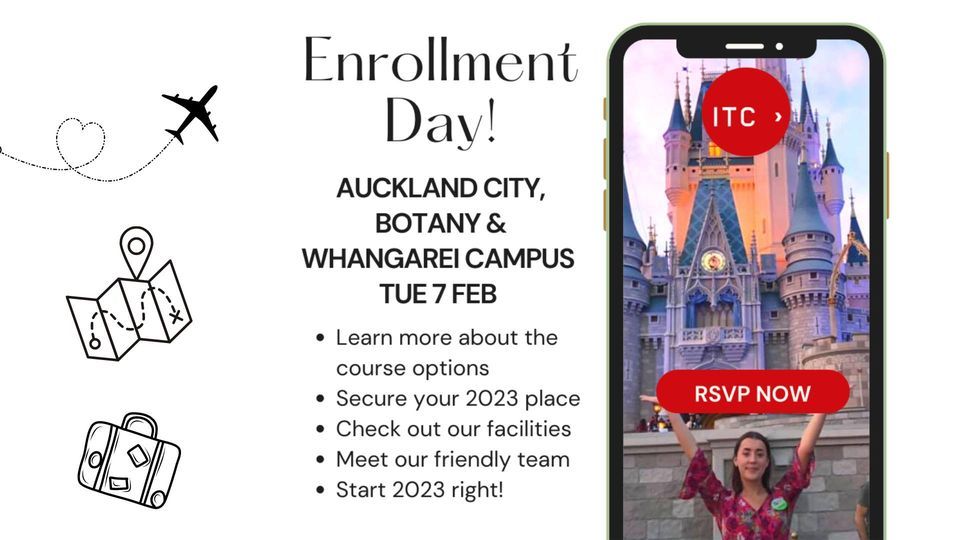 Free Enrollment Day - Auckland City campus