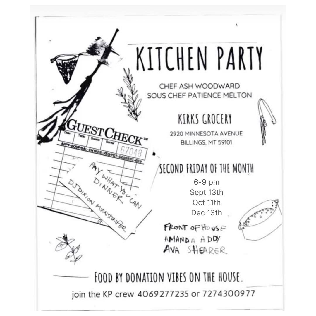 Kitchen Party with Chef Ashley Woodward & DJ Dixon Moonstomper