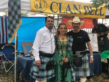 CBNA tent at Salado Scottish Gathering & Games