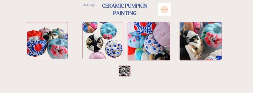 Ceramic Pumpkin Painting - with HollieHMakes 