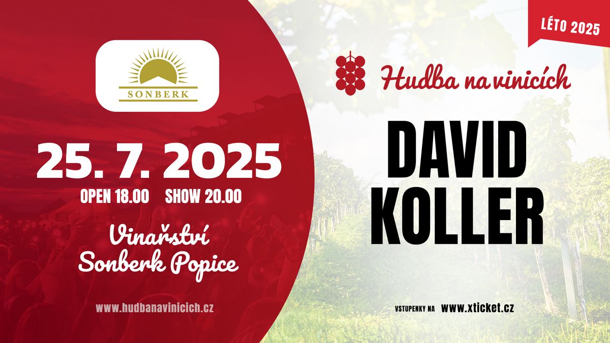 David Koller - Vina\u0159stv\u00ed Sonberk - 25. \u010dervence