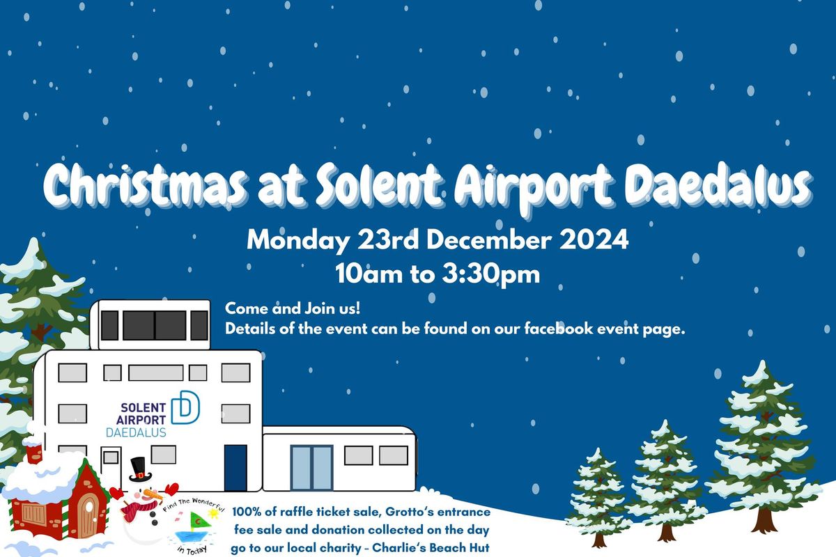 Solent Airport Christmas Event & Santa's Grotto 2024