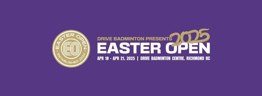 2025 Easter Open Badminton Tournament