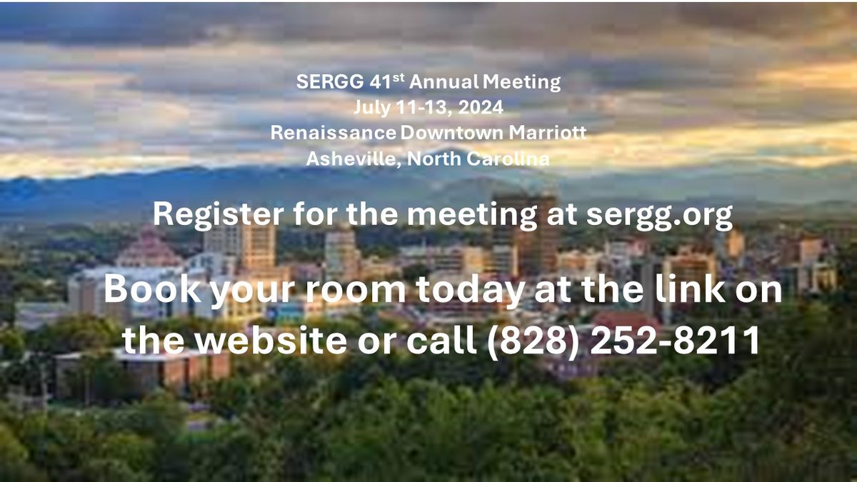 SERGG 41st Annual Meeting