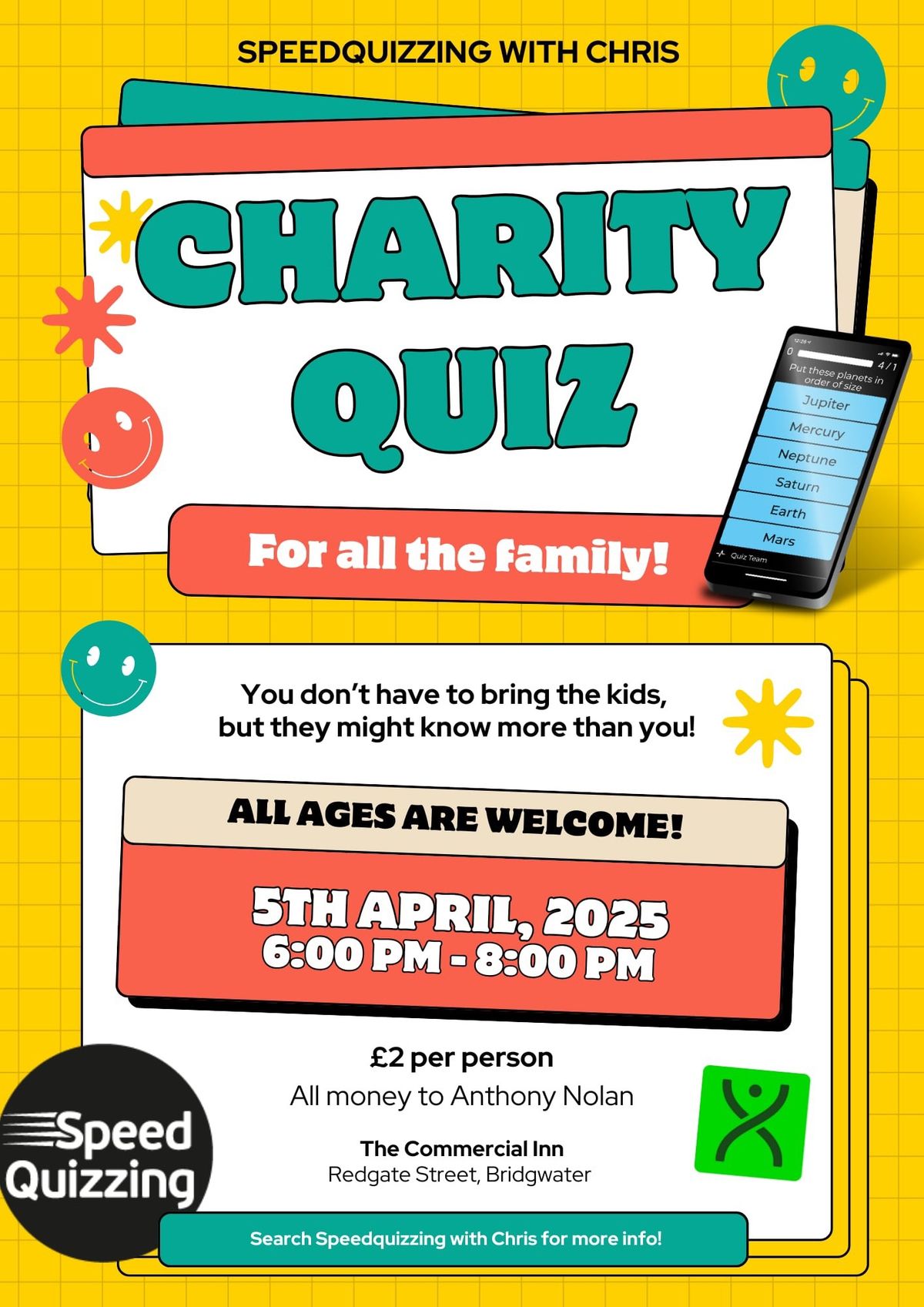 Raffle and quiz evening Charity event for Mike Mackay -London marathon 