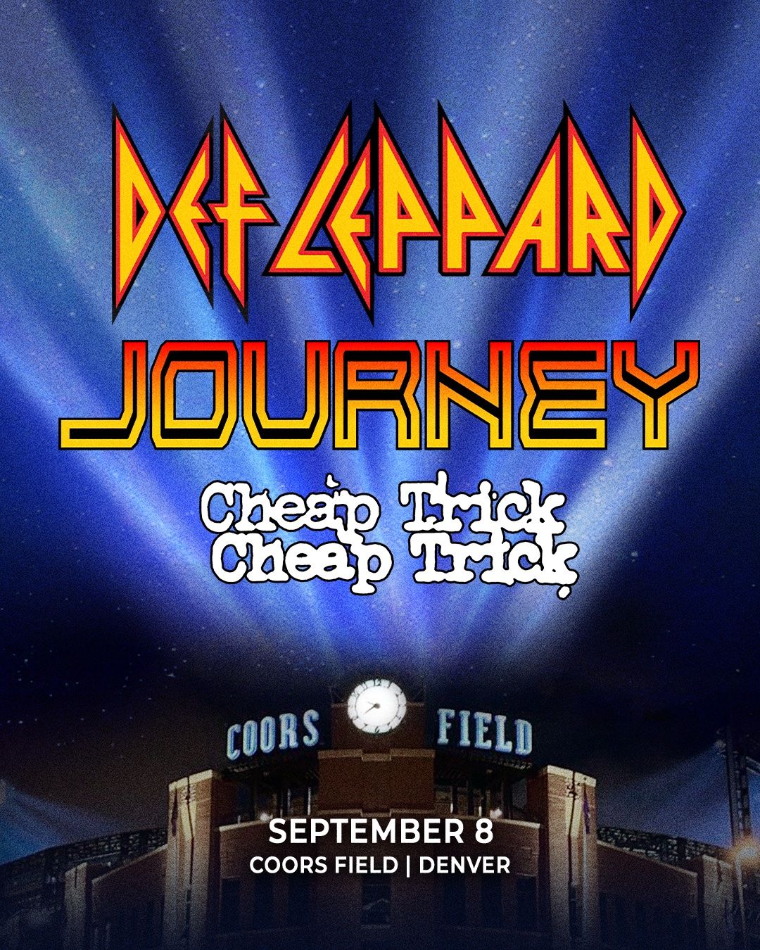 Def Leppard  Journey & Cheap Trick