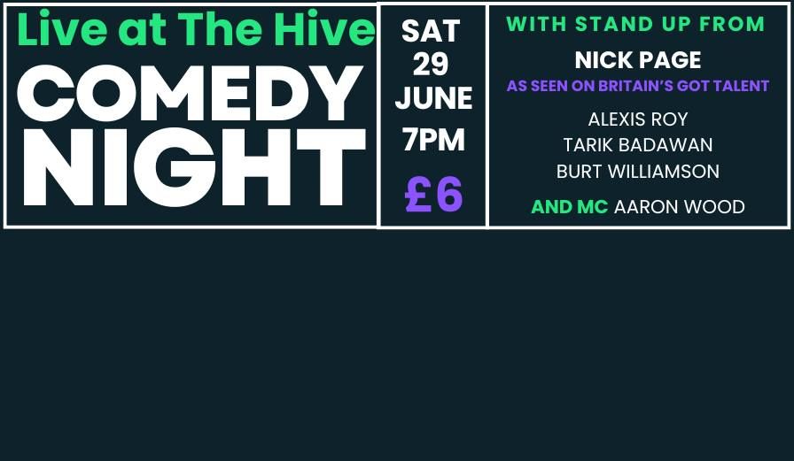 Live at The Hive: Comedy Night