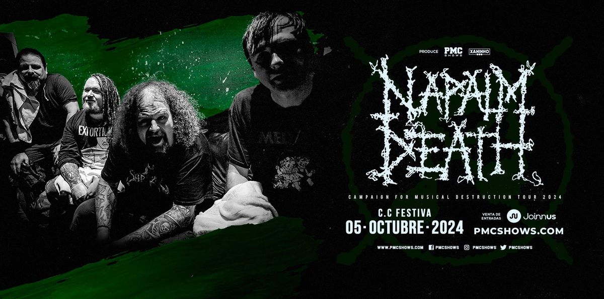 Napalm Death en Lima 2024