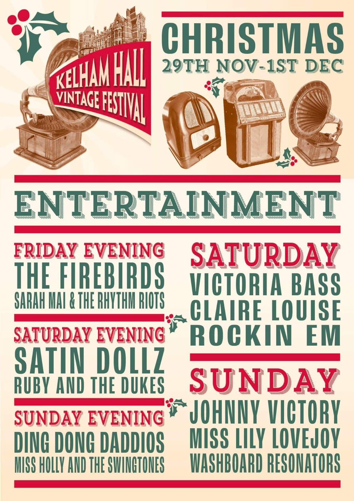 Kelham Hall Christmas Vintage Festival