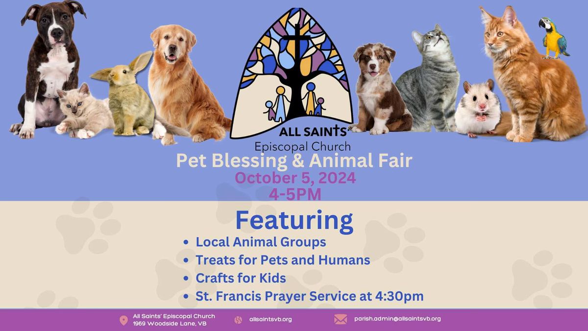 All Saints; Church Pet Blessing and Animal Fair