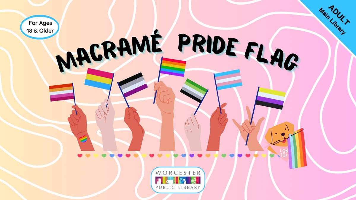 Macram\u00e9 Pride Flag