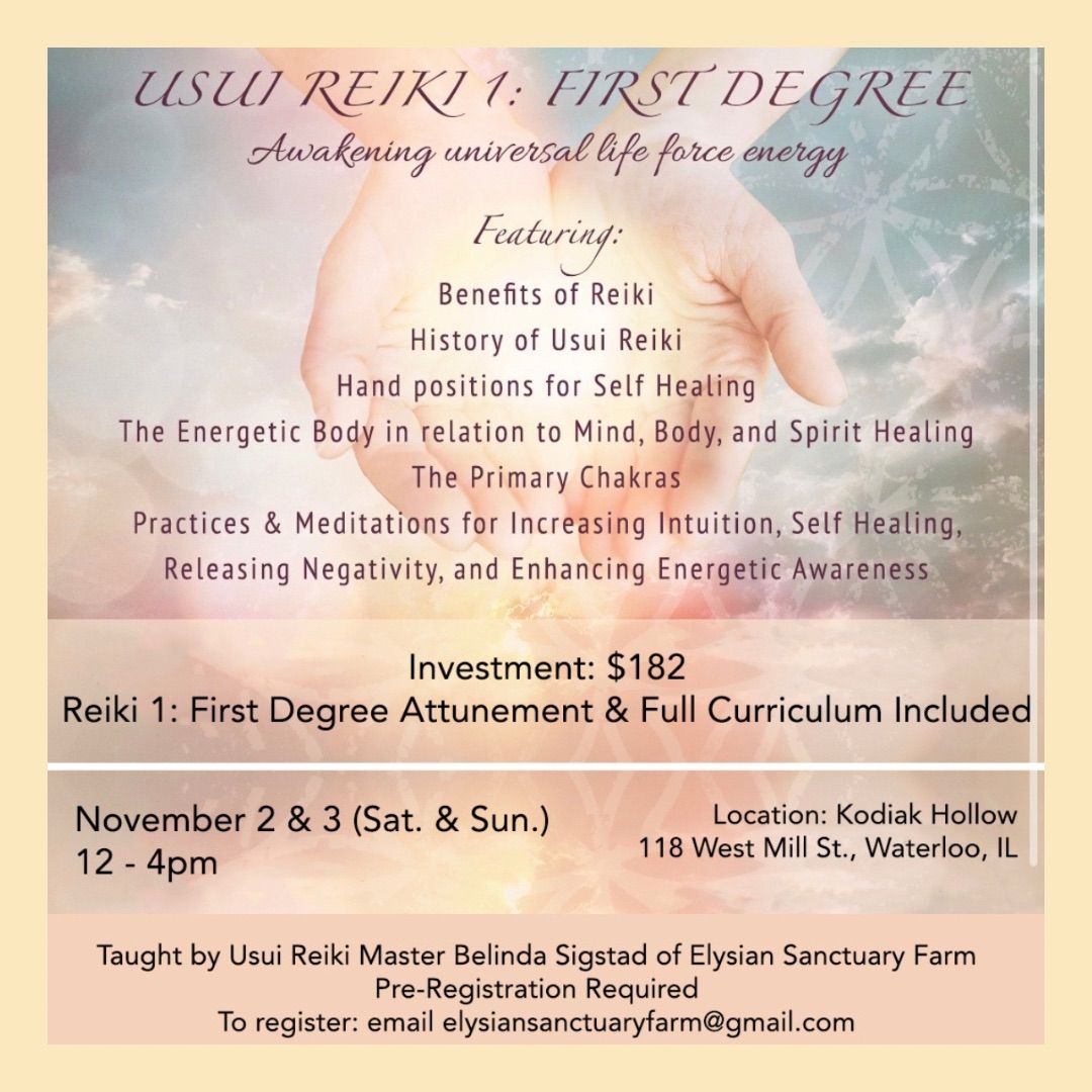 Usui Reiki 1: First Degree