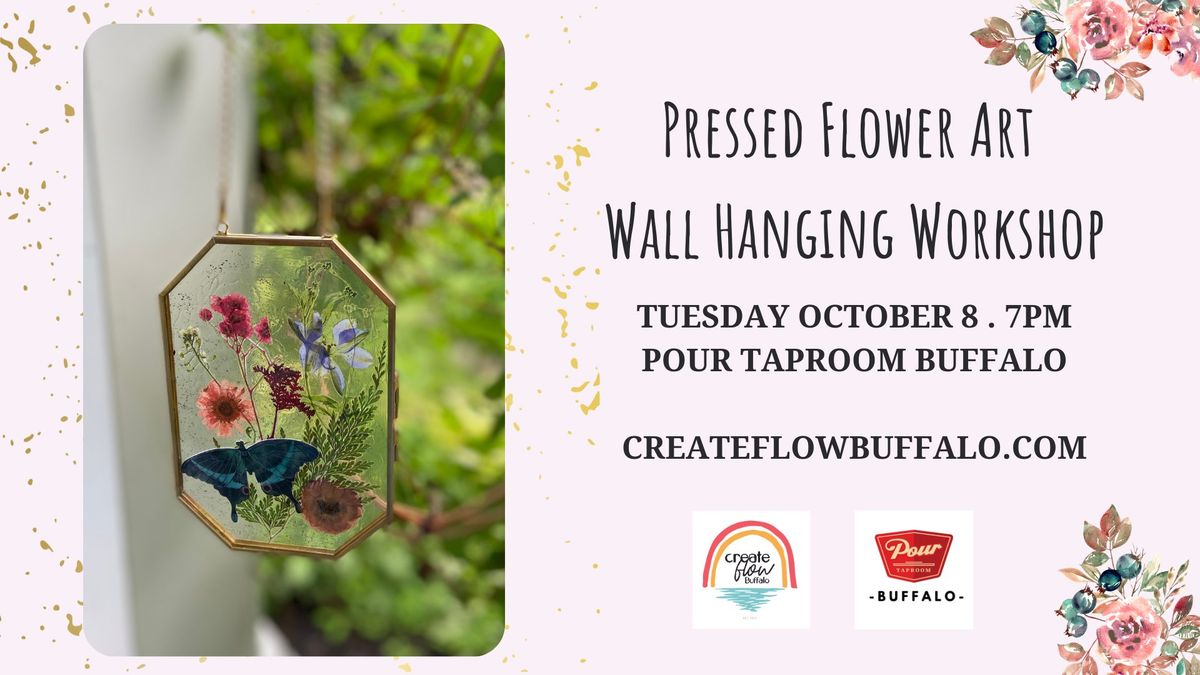 Pressed Flower Art Wall Hanging Workshop