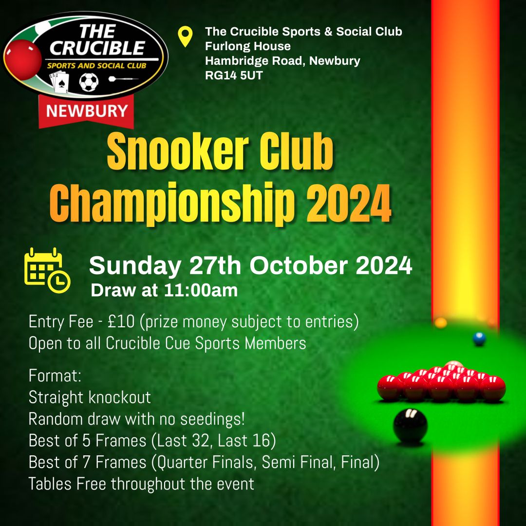 The Crucible Newbury Snooker Club Championship 2024