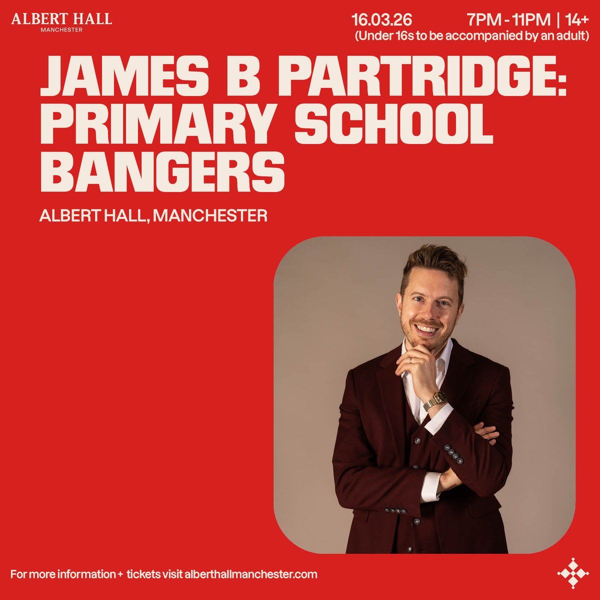 James B Partridge at O2 Guildhall Southampton