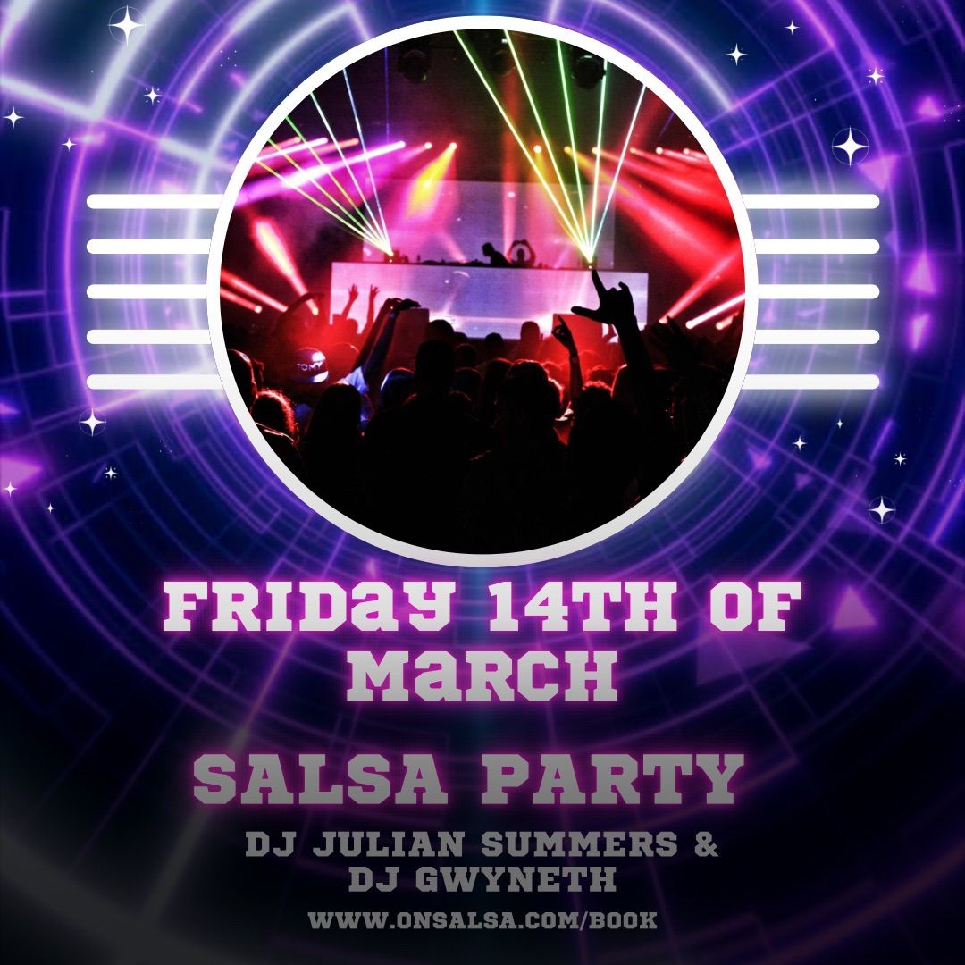 Oxford Salsa & Cha cha party | Friday 14th March | Basil & Heidi | Giles & Rosa