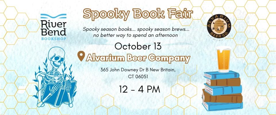 Spooky Boozy Book Fair at Alvarium Beer Company