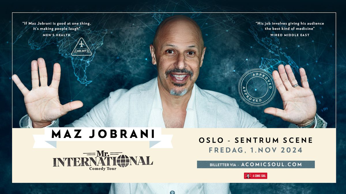 Maz Jobrani \/\/ Oslo \/\/ Sentrum Scene