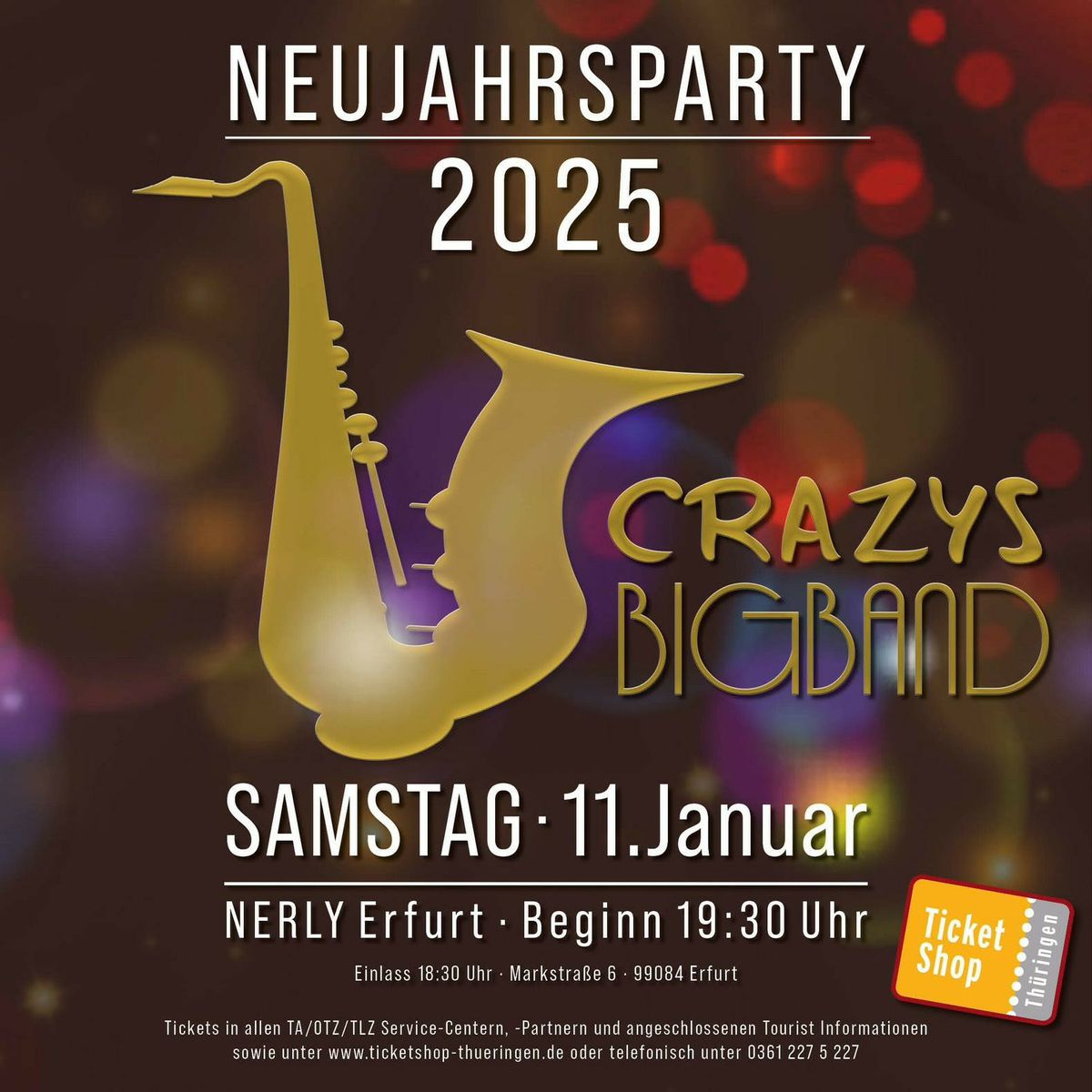 Neujahrsparty der Crazys Big Band