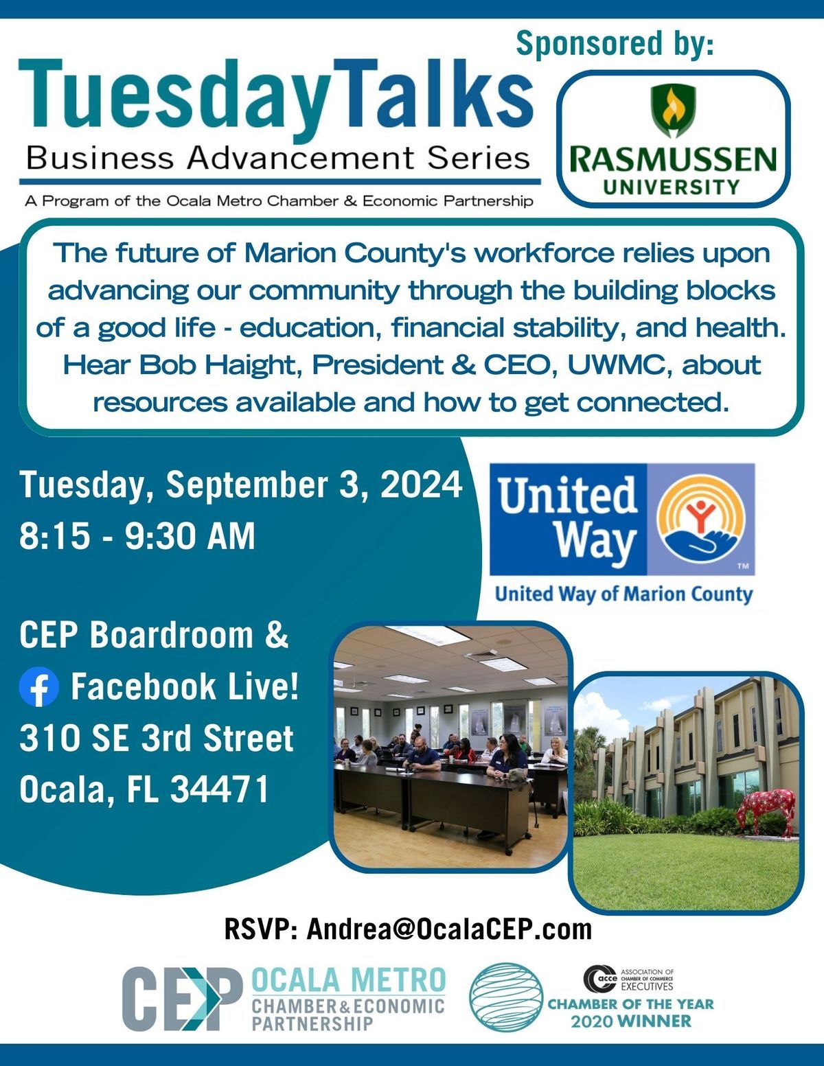 Tuesday Talks Presented by Rasmussen University