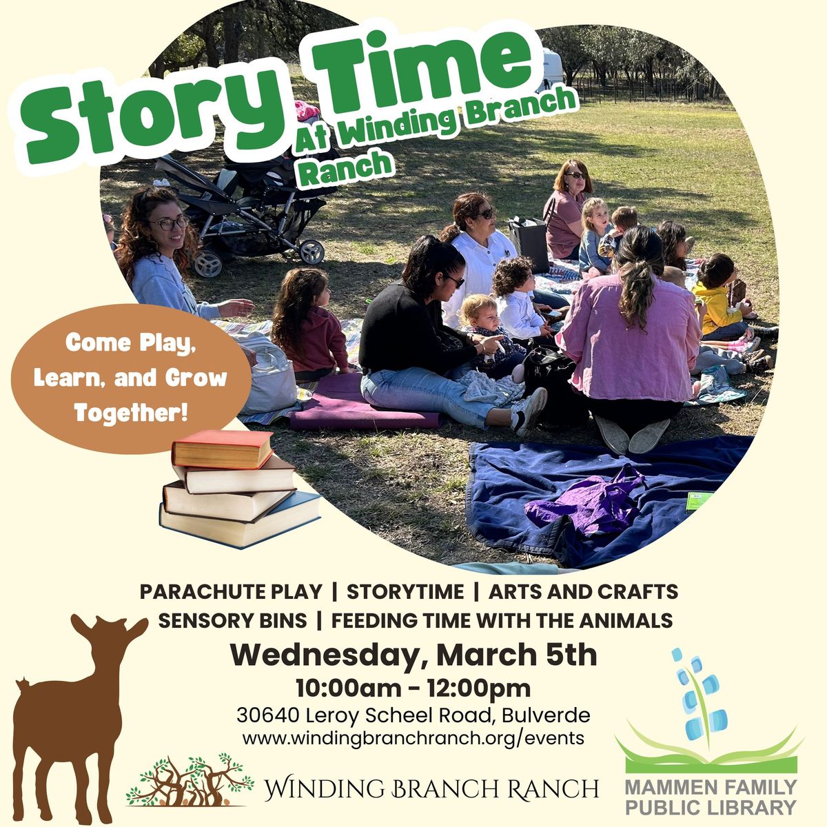 Story Time at Winding Branch Ranch