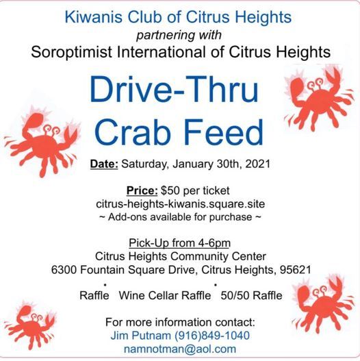 35th Annual Crab Feed Drive-Thru