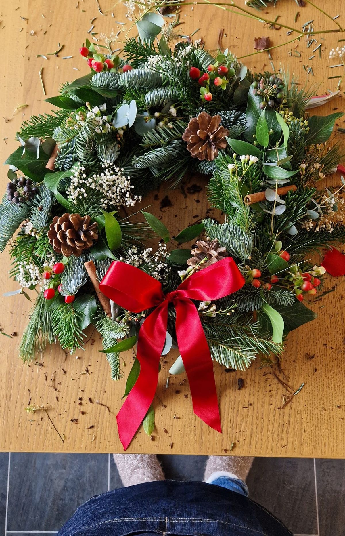 winter wreath workshop