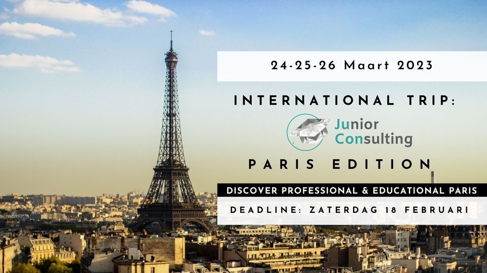 International trip JuCon: Paris Edition