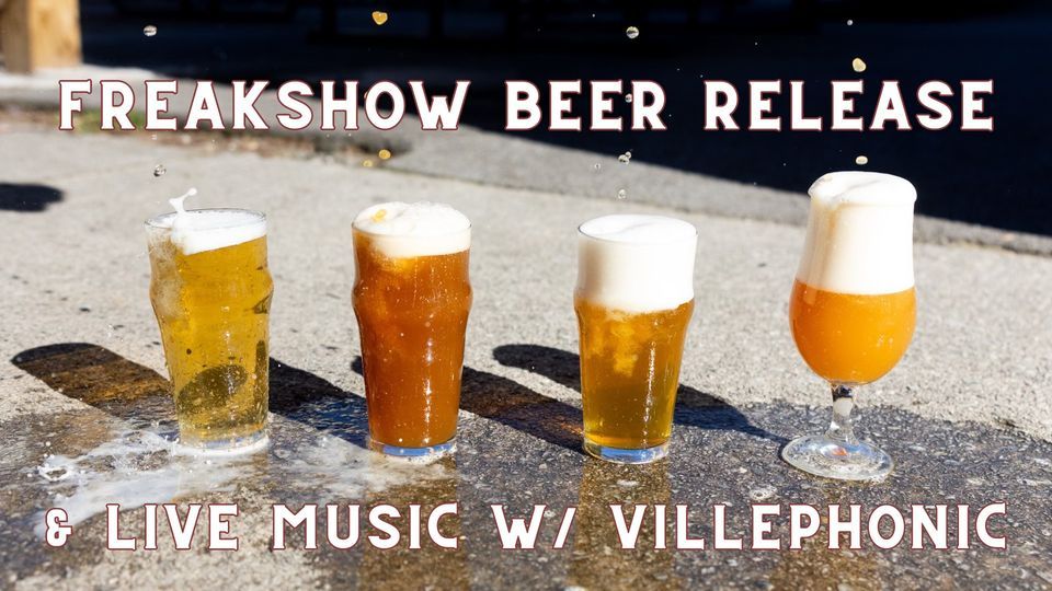 Freakshow Beers!! + Villephonic, 6 Emory Place, Knoxville, TN, United ...