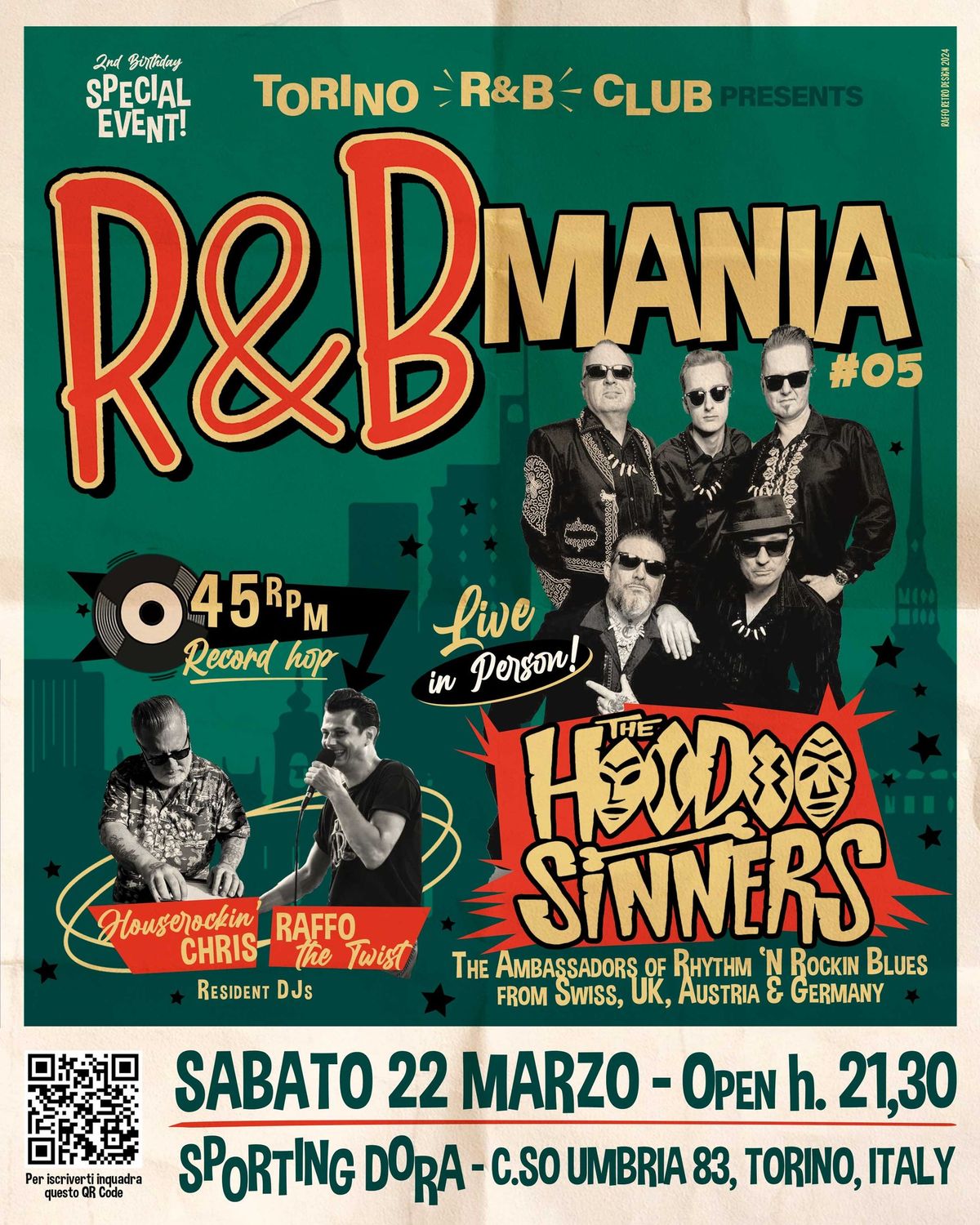 R&B MANIA #05 \u2606 Torino \u2606 Sab. 22 Marzo