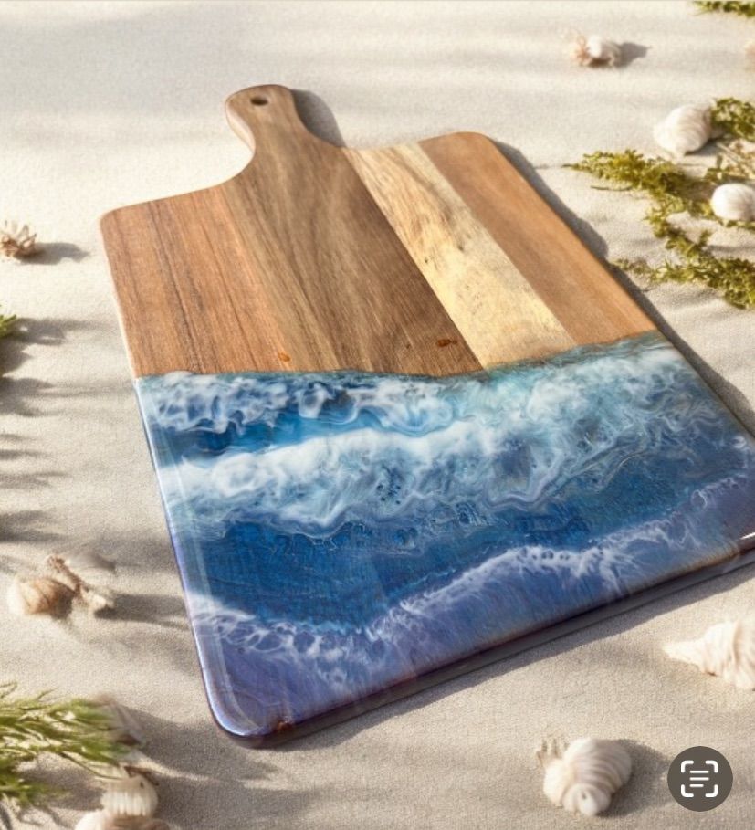 Coastal Resin Charcuterie Board 9\/28\/24