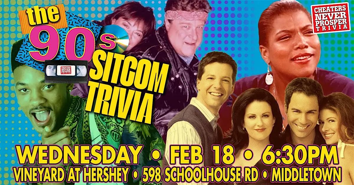 90's Sitcom trivia at The Vineyard at Hershey