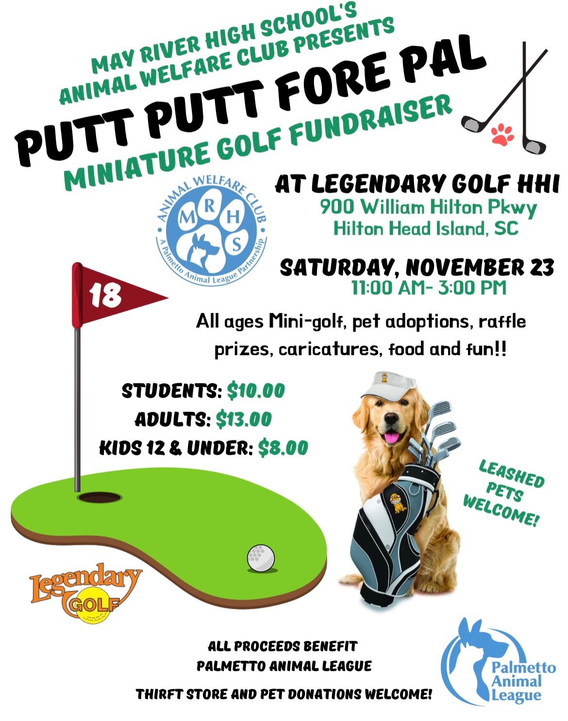 5th Annual Putt Putt Fore Pal