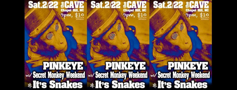 PINKEYE, Secret Monkey Weekend, and It's Snakes