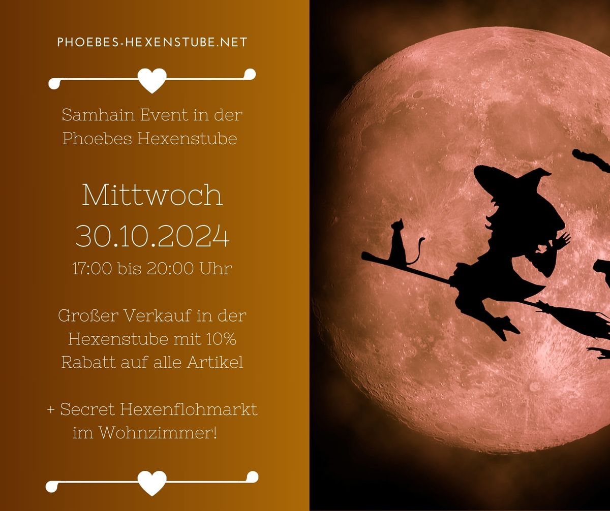 Samhain Event in der Hexenstube + Secret Flohmarkt 