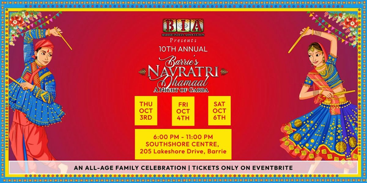 10th Annual - Barrie's Navratri Dhamaal