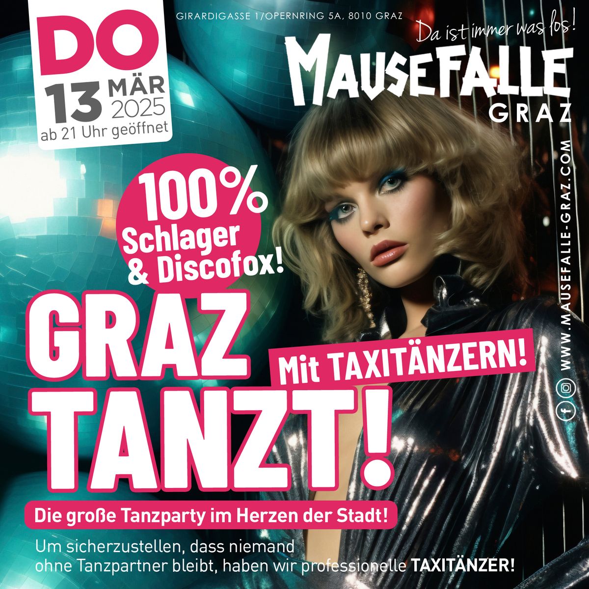 GRAZ TANZT!  Die gro\u00dfe Tanzparty im Herzen der Stadt! Mit TAXIT\u00c4NZERN!