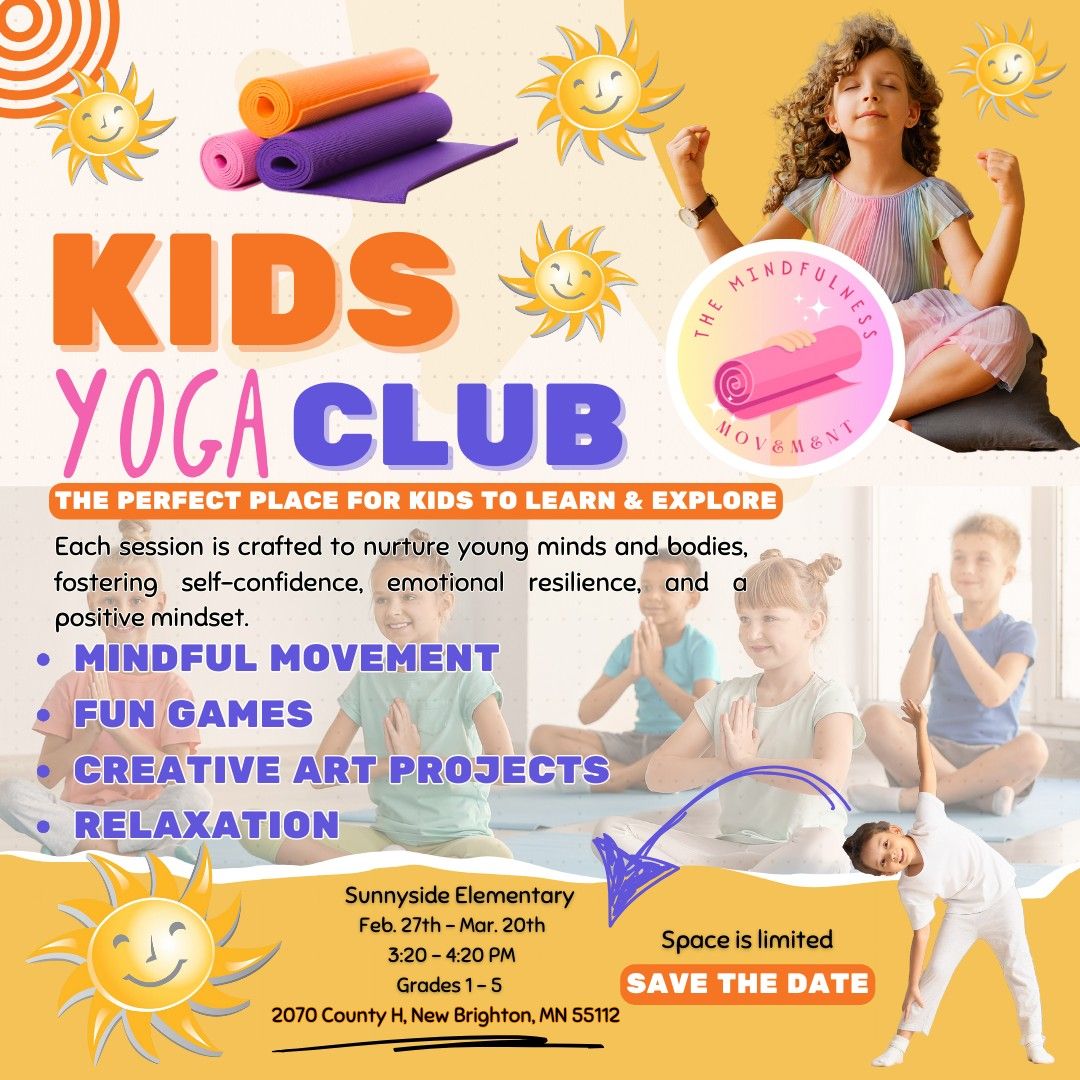 Kids Yoga Club at Sunnyside Elementary 