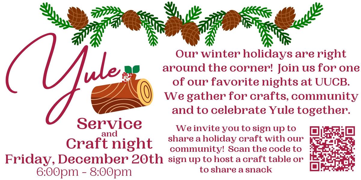 Yule Service and Craft Night 