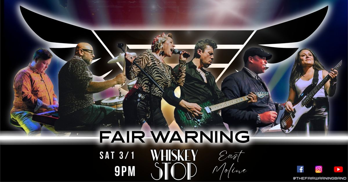 Fair Warning - The Best of Arena Rock | Live at Whiskey Stop