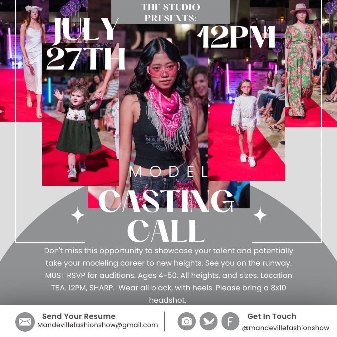 Mandeville Fashion Show: Model Castings 